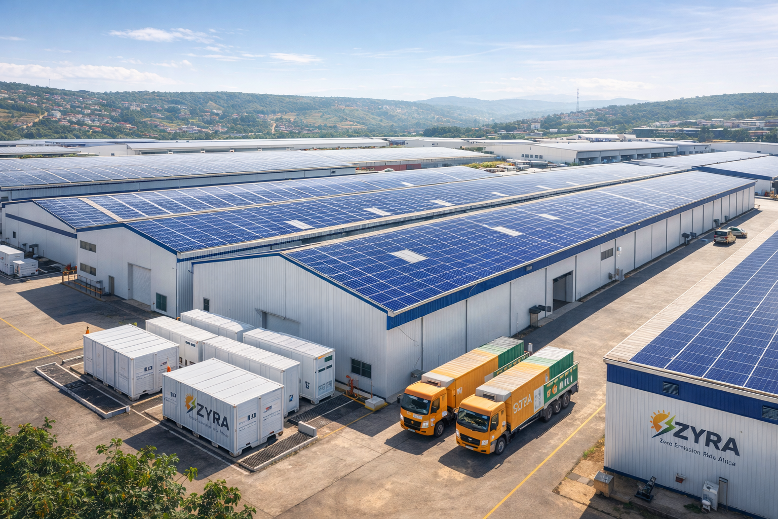 Solar-powered battery swap station